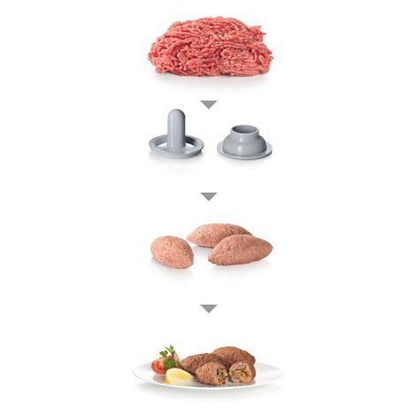 Bosch | Meat mincer | MFW68660 | Black | Throughput (kg/min) 4.3 | Kebbe, Sausage horn, Fruit press, Shredding Attachment, 4 bar - 11